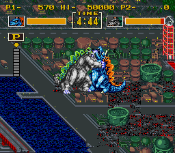 King of the Monsters (Europe) In game screenshot